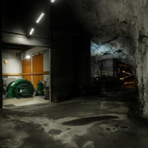 Foto Innsiden av Horga kraftverk